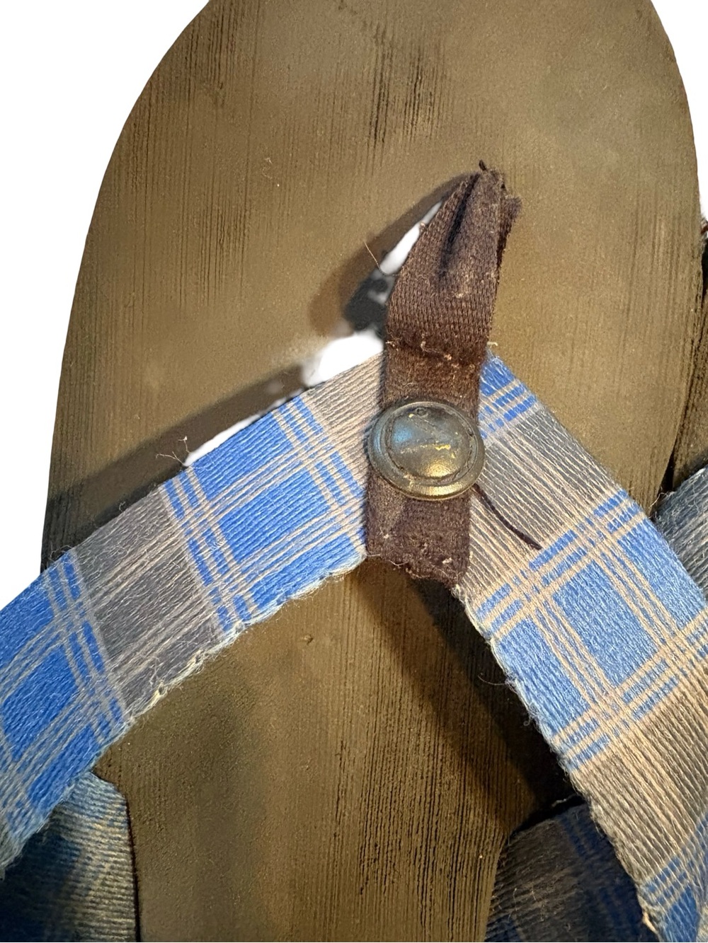 Blue Plaid Flip Flops - Keens - Picture 6 of 6